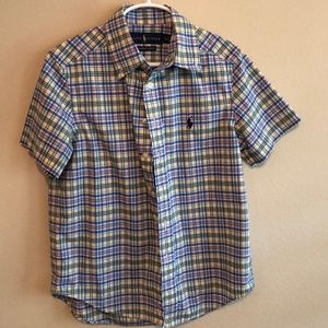 Ralph Lauren Boys button up short sleeve polo